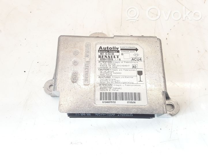 Renault Megane II Airbag control unit/module 8200412026