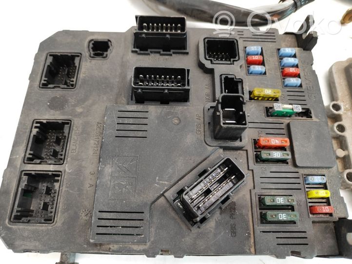 Citroen Berlingo Komputer / Sterownik ECU i komplet kluczy 9663944680