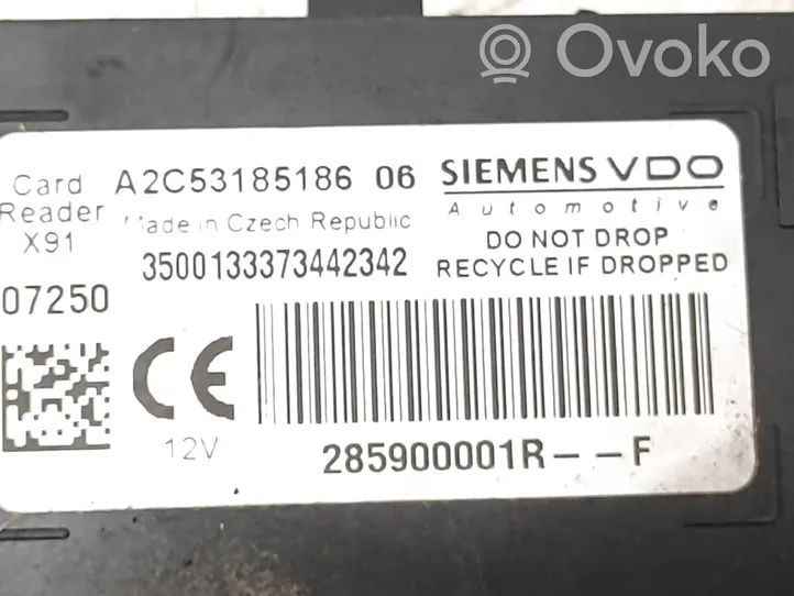 Renault Laguna III Komputer / Sterownik ECU i komplet kluczy 0281014354