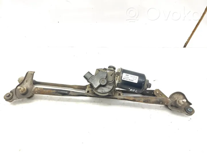 Hyundai Sonata Front wiper linkage and motor 981103K000