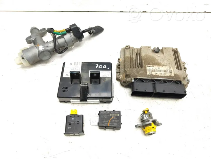 Hyundai Sonata Kit centralina motore ECU e serratura 0281012973