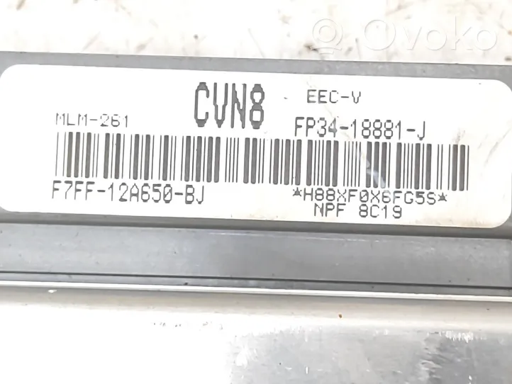 Mazda 626 Kit centralina motore ECU e serratura FP3418881J