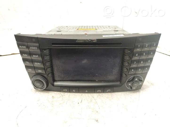 Mercedes-Benz CLS C219 Radio/CD/DVD/GPS-pääyksikkö A2118704789