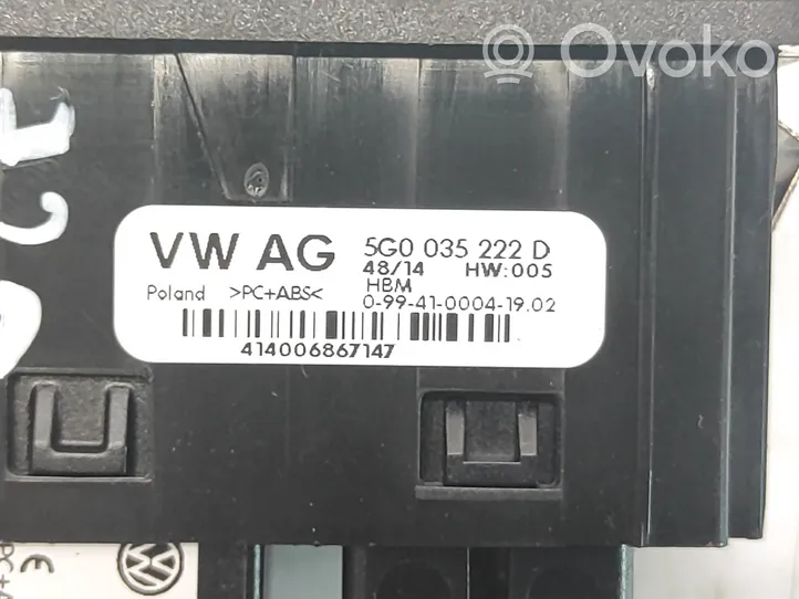 Volkswagen Golf VII Câble adaptateur AUX 5G0035222D