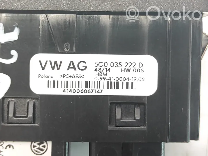 Volkswagen Golf VII Gniazdo / Złącze AUX 5G0035222D