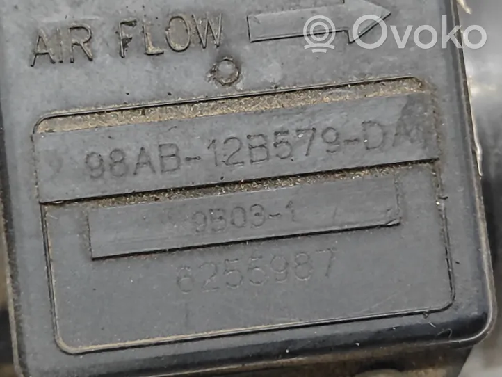 Ford Focus Caudalímetro de flujo del aire 98AB12B579DA