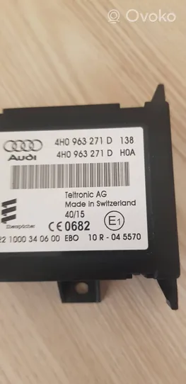 Audi A3 S3 8V Apulämmittimen ohjainlaite/moduuli 4H0963271D