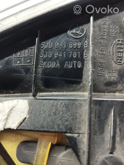 Skoda Fabia Mk2 (5J) Priešrūkinis žibintas priekyje 5J0941699B