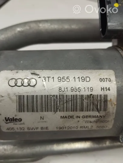 Audi A5 8T 8F Etupyyhkimen vivusto ja moottori 8T1955119D