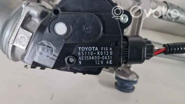 Toyota Yaris XP210 Mechanizm i silniczek wycieraczek szyby przedniej / czołowej 85110K0120