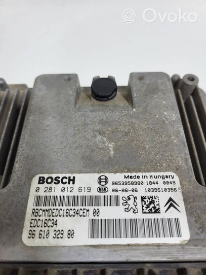 Citroen Berlingo Sterownik / Moduł ECU 9661032980