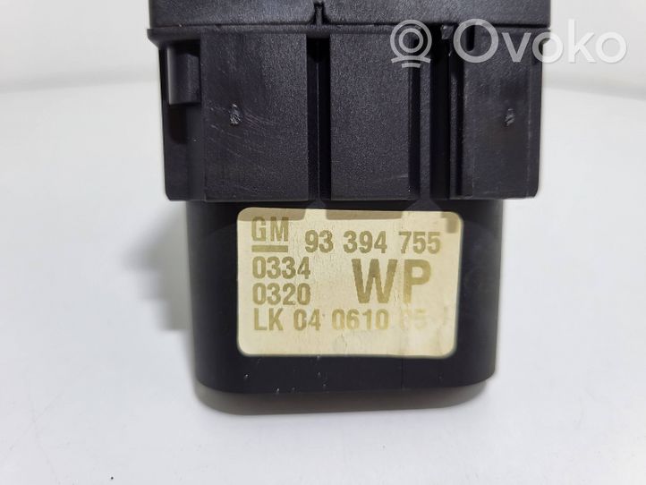 Opel Meriva A Interrupteur d’éclairage 93394755