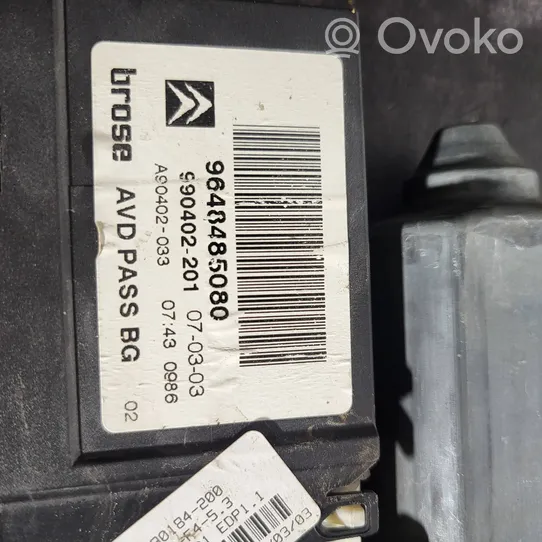 Citroen C5 Moteur de lève-vitre de porte avant 9648485080