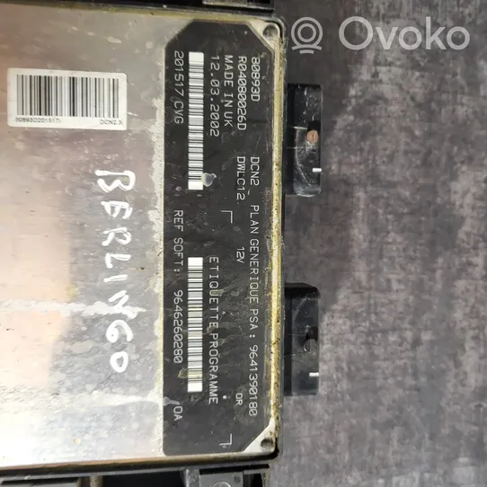 Citroen Berlingo Sterownik / Moduł ECU 9646260280