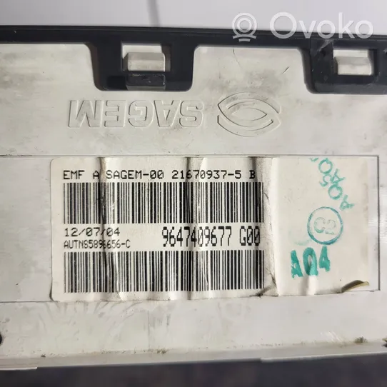 Citroen Xsara Picasso Ekrāns / displejs / mazais ekrāns 216543008