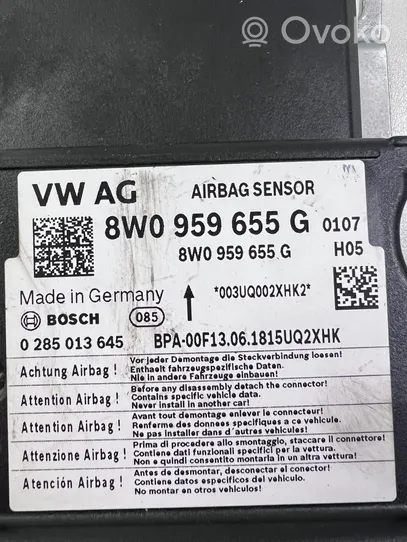Audi A4 S4 B9 Centralina/modulo airbag 8W0959655G