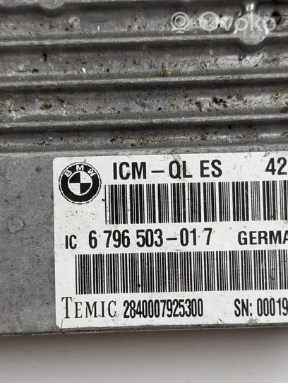 BMW 7 F01 F02 F03 F04 Sterownik / Moduł zawieszenia pneumatycznego 6796503