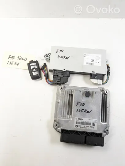 BMW 5 F10 F11 Engine ECU kit and lock set 8574091