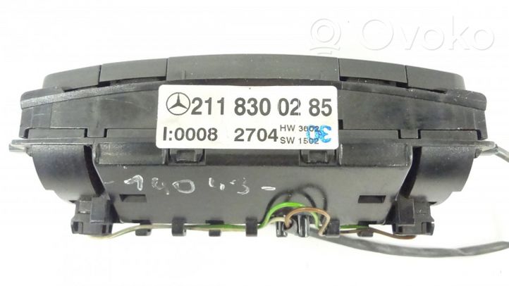 Mercedes-Benz E W211 Autres commutateurs / boutons / leviers 