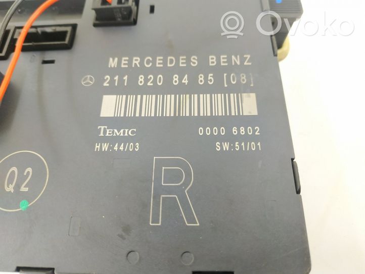 Mercedes-Benz E W211 Durų elektronikos valdymo blokas 