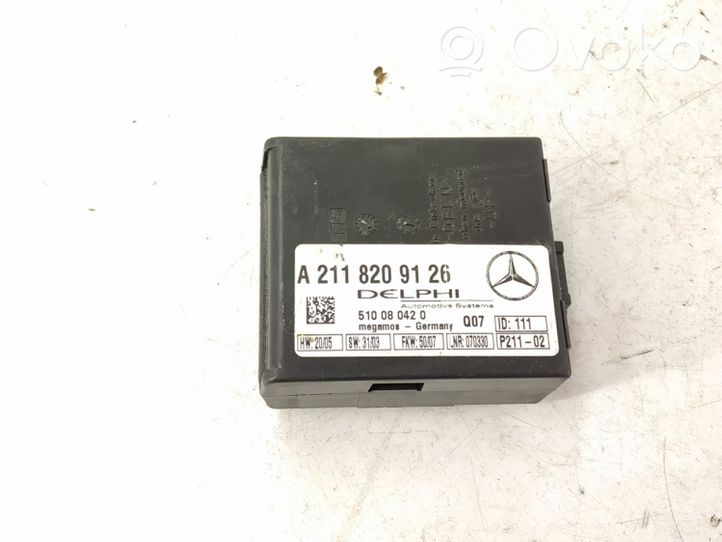 Mercedes-Benz CLK A209 C209 Hälytyksen ohjainlaite/moduuli 