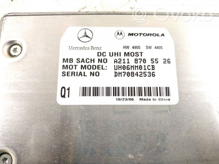 Mercedes-Benz C W203 Unité de commande, module téléphone 