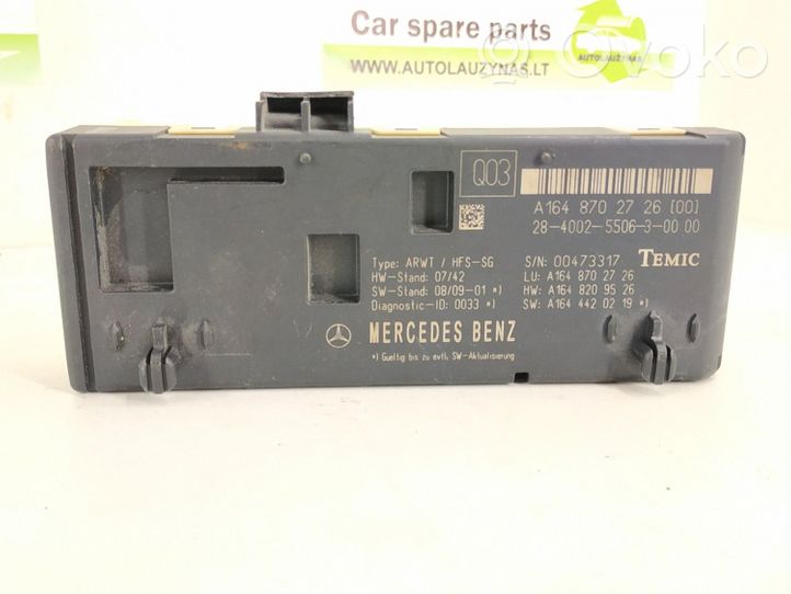 Mercedes-Benz ML W164 Tailgate/trunk control unit/module 