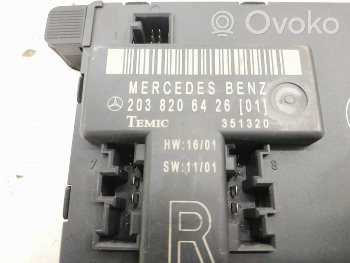 Mercedes-Benz C W203 Durų elektronikos valdymo blokas 