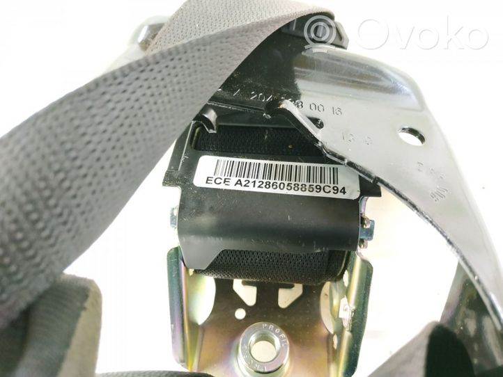 Mercedes-Benz E W212 Middle seatbelt (rear) 