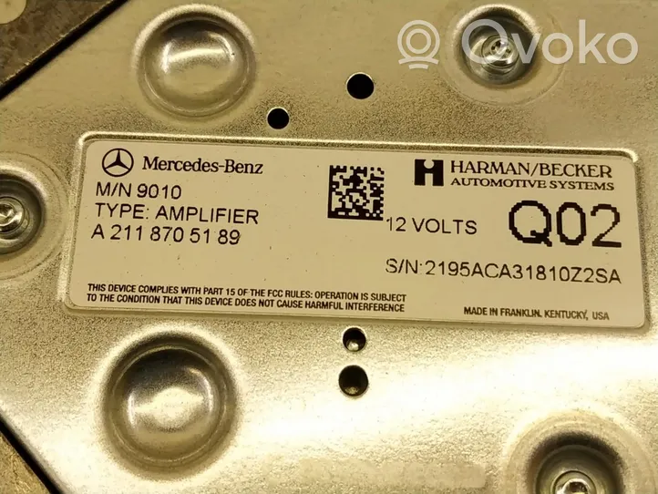 Mercedes-Benz R W251 Wzmacniacz audio 