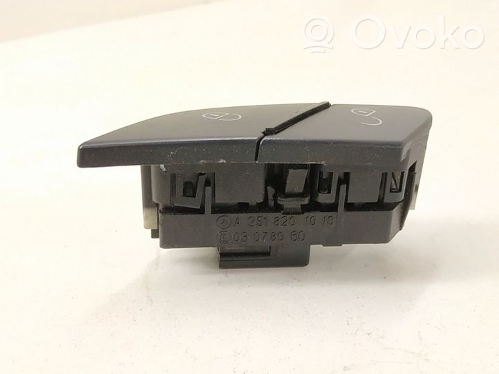 Mercedes-Benz GL X164 Central locking switch button A2518201010