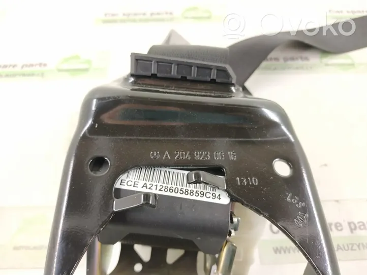 Mercedes-Benz E W212 Middle seatbelt (rear) 