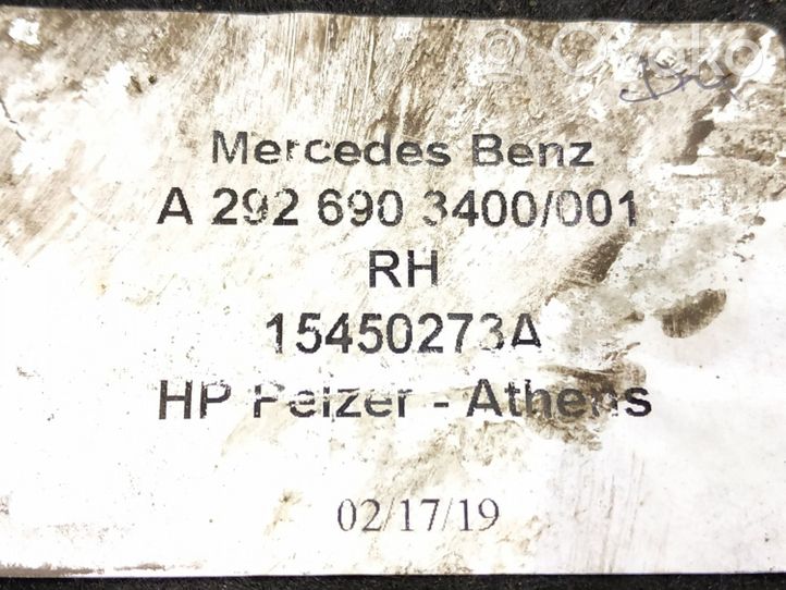 Mercedes-Benz GLE (W166 - C292) Nadkole tylne 