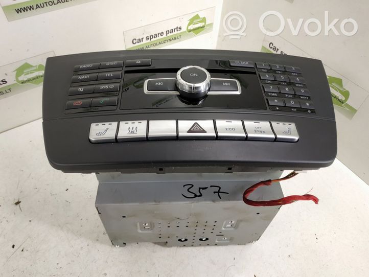 Mercedes-Benz C W204 Radio/CD/DVD/GPS-pääyksikkö 