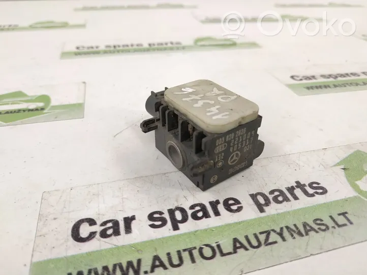 Mercedes-Benz S W221 Sensor impacto/accidente para activar Airbag 