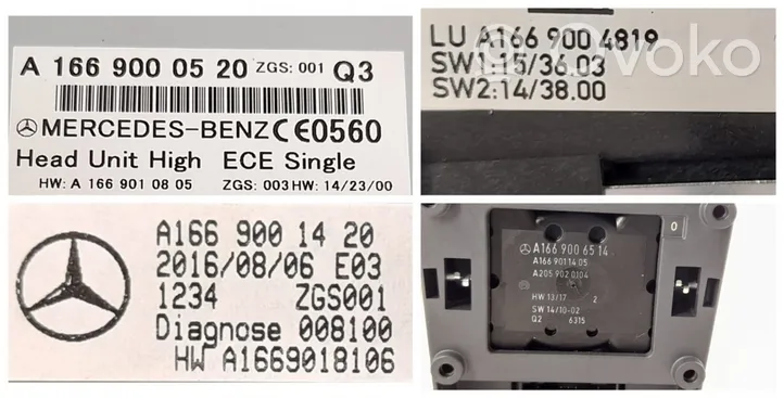 Mercedes-Benz GLE (W166 - C292) Unité principale radio / CD / DVD / GPS 