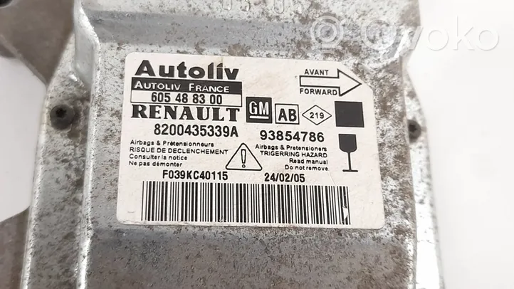 Renault Trafic II (X83) Turvatyynyn ohjainlaite/moduuli 