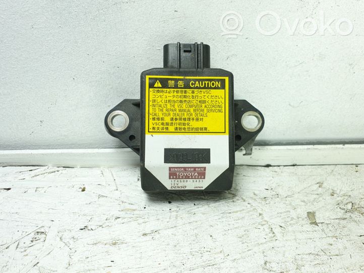 Toyota Land Cruiser (J120) Sensore di imbardata accelerazione ESP 8918360020