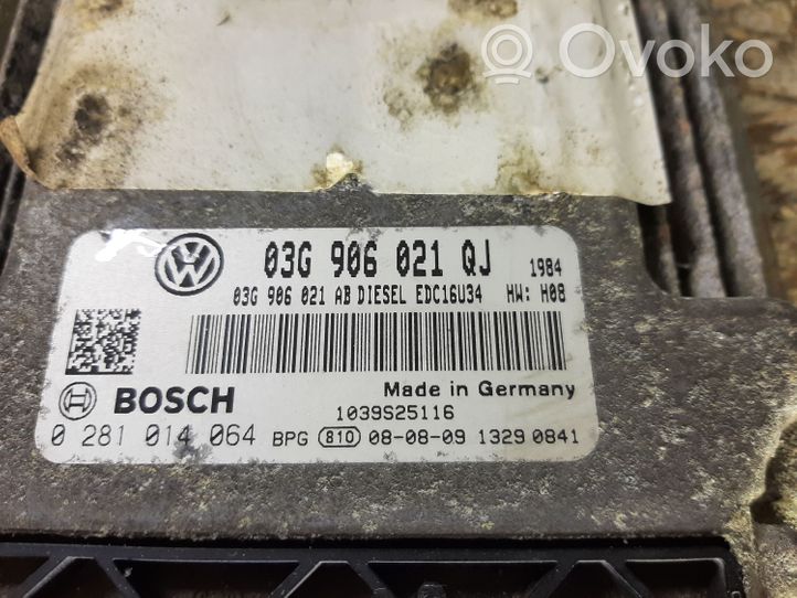 Volkswagen Golf V Sterownik / Moduł ECU 03G906021QJ