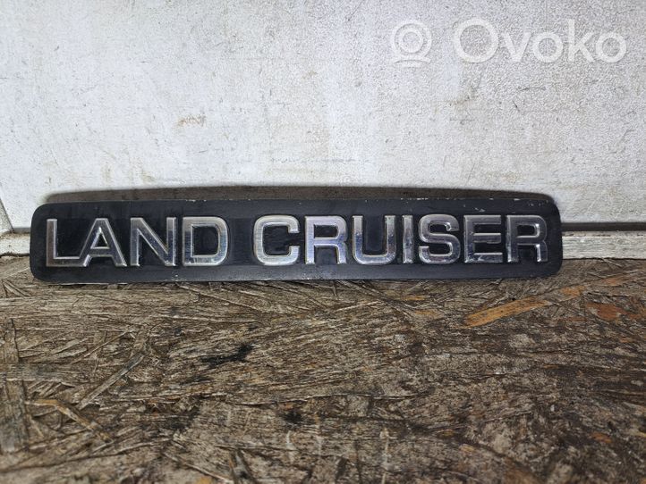 Toyota Land Cruiser (J120) Logo, emblème, badge 7543560120