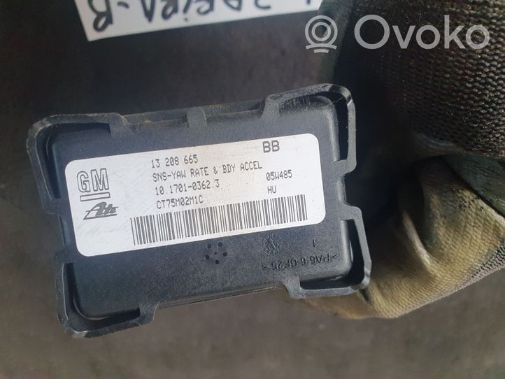 Opel Zafira B Sensore di imbardata accelerazione ESP 13208665