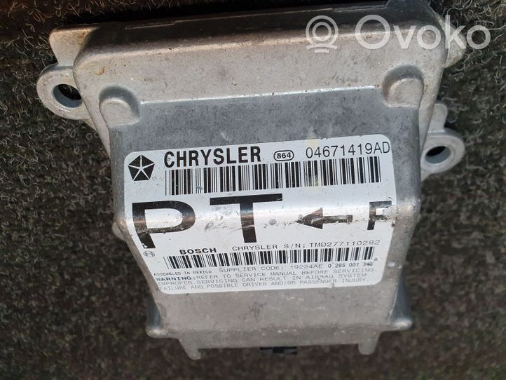 Chrysler PT Cruiser Turvatyynyn ohjainlaite/moduuli 04671419AD