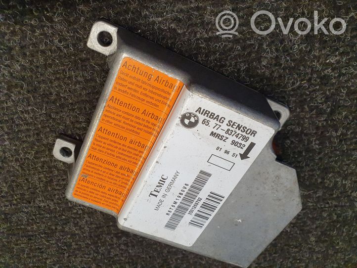 BMW 5 E39 Module de contrôle airbag 65778374799