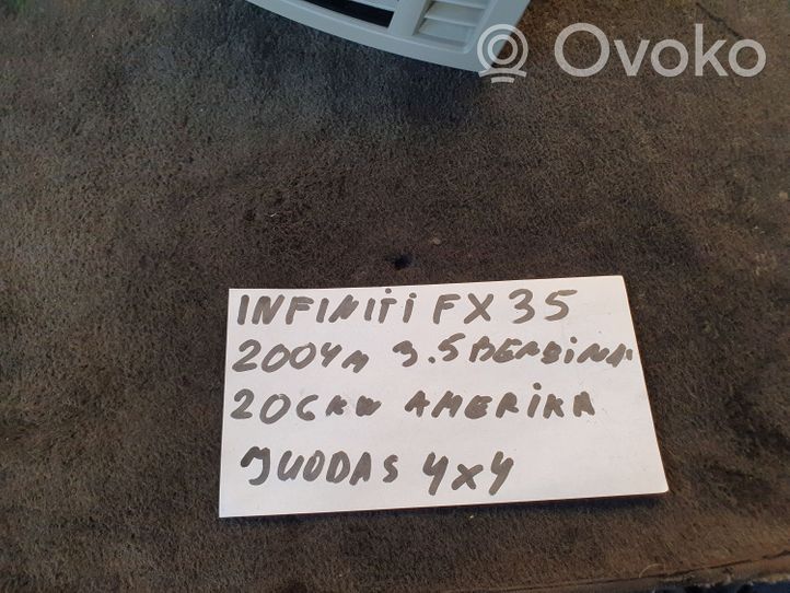 Infiniti FX Griglia di ventilazione centrale cruscotto AG01E6235161100