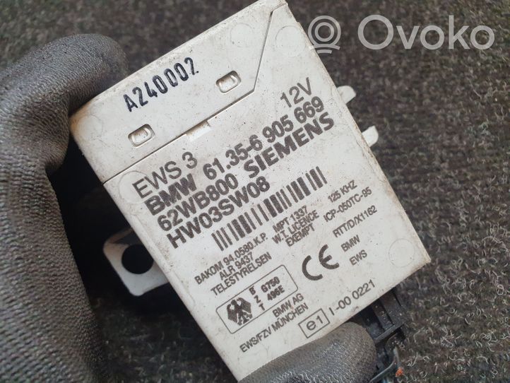 BMW 5 E39 Imobilaizera vadības bloks 61356905669