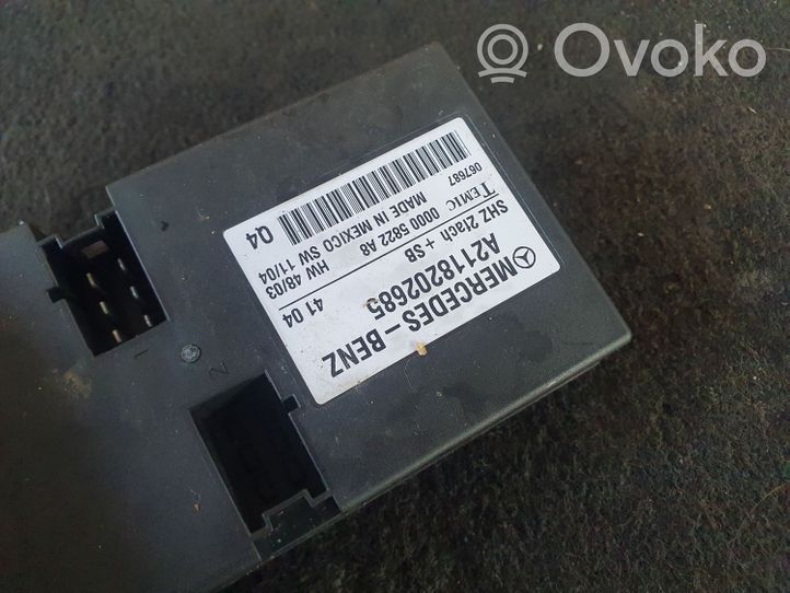 Mercedes-Benz E W211 Seat control module A2118202685