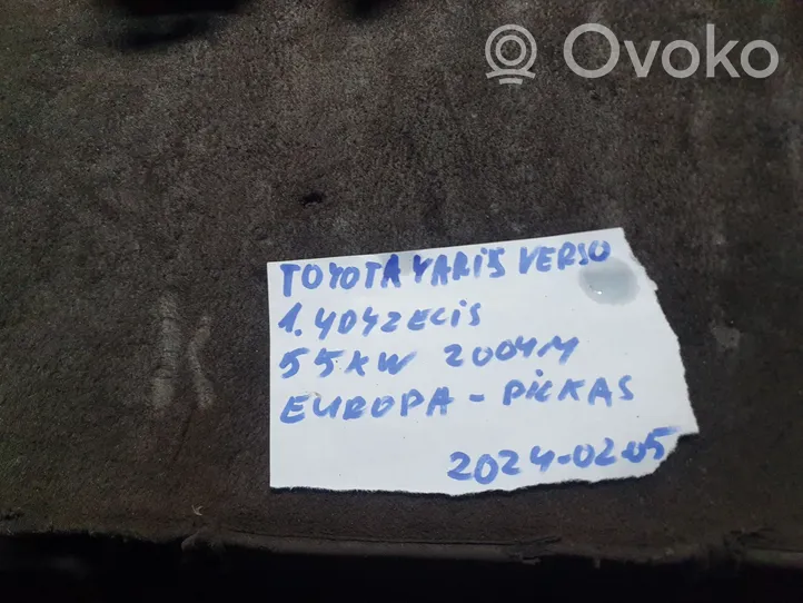 Toyota Yaris Verso Pas bezpieczeństwa fotela tylnego 34650