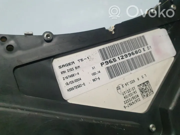 Peugeot 307 Tachimetro (quadro strumenti) P9651299680E01