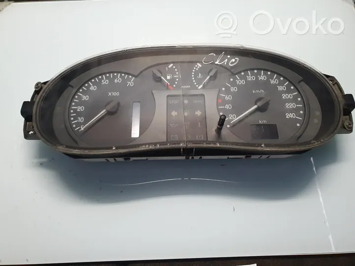 Renault Clio II Compteur de vitesse tableau de bord 09043150024