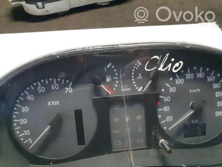 Renault Clio II Compteur de vitesse tableau de bord 09043150024